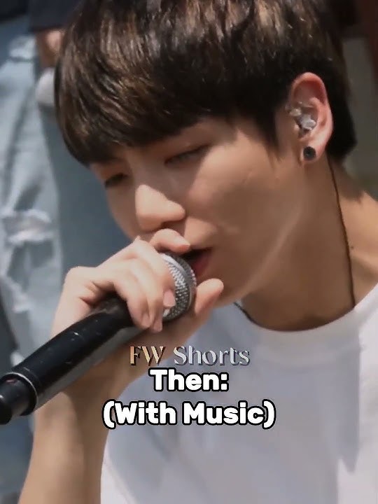 Jungkook Singing I Need You Then Vs Now #bts #jk #FWShorts #shorts #jeonjungkook