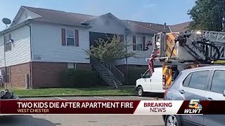 Coroner: 2 children dead after being rescued from apartment fire in West Chester