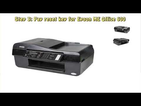 video Reset Epson ME Office 600 Waste Ink Pad Counter