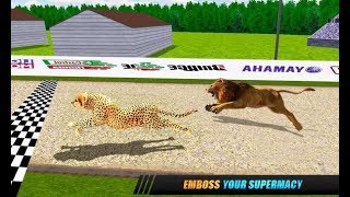 Crazy Wild Animal Racing Battle "Cheetah Vs Lion"- Android Gameplay #5 | DishoomGameplay screenshot 2