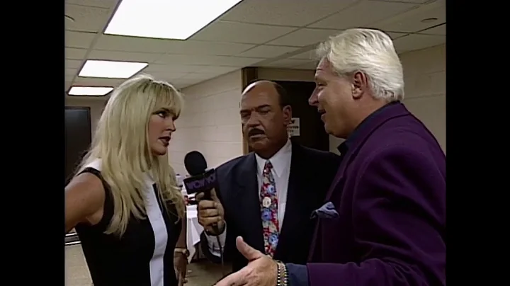 Debra McMichael gets roughed up by Ric Flair's gir...