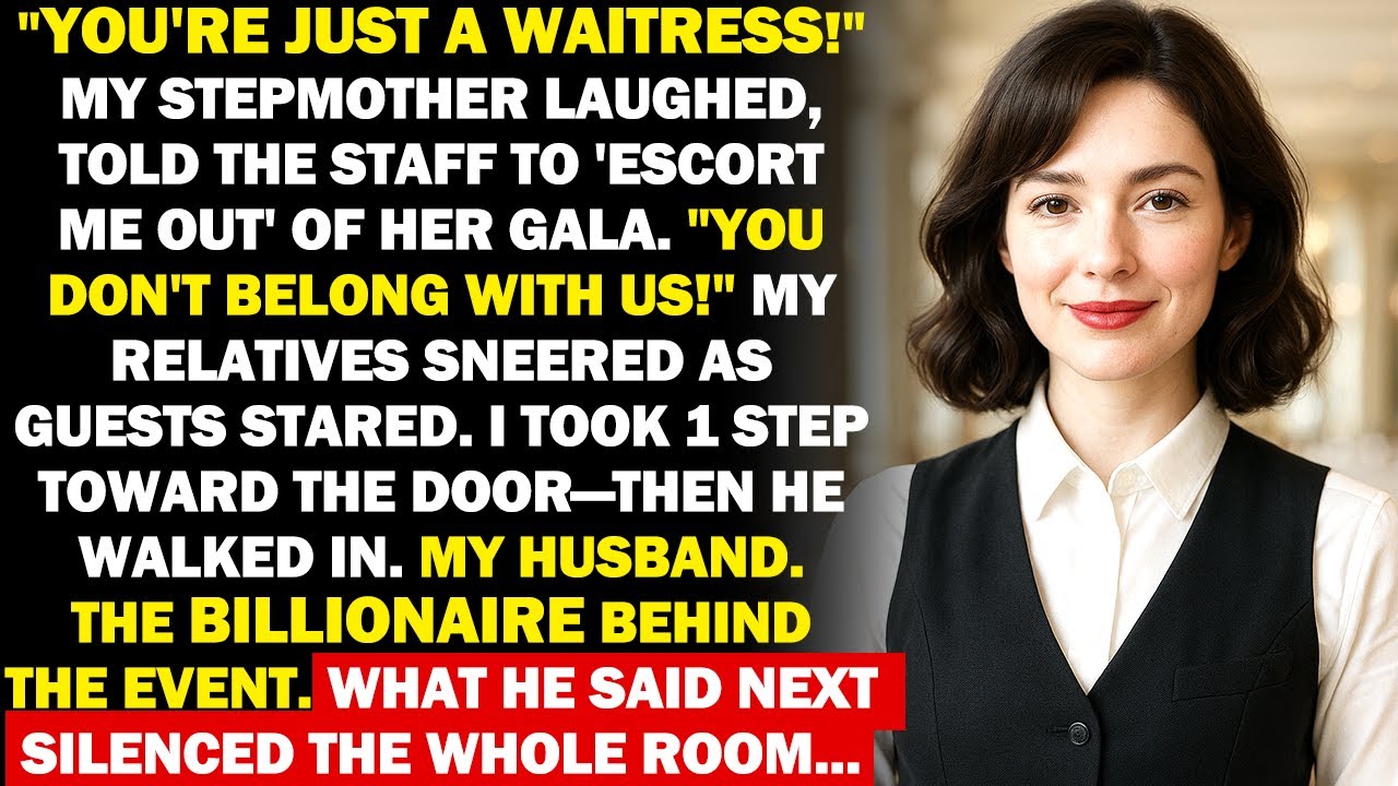 My Mother Banned Me From Her Gala For Being A Waitress—Until My Billionaire CEO Husband Arrived