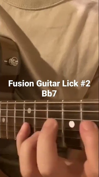 Fusion Guitar Lick 2 #guitarlicks  #fusionguitar