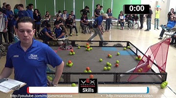 VEX Nothing But Net - Programming Skills 3 - Liga Puertorriqueña de Robotica VEX - Final