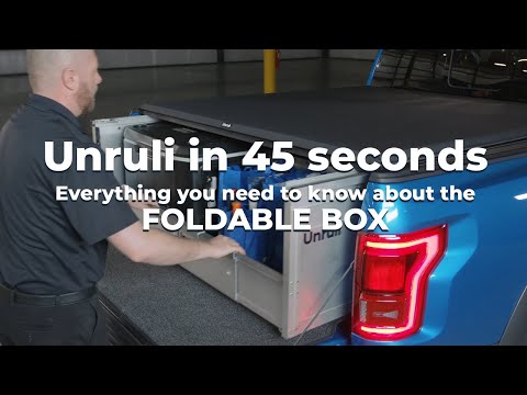 Unruli® Tonneau Cover and TRANSFORMER Foldable Box