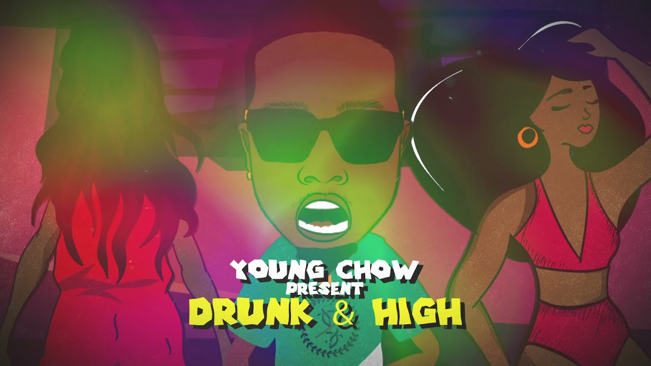DRUNK & HIGH - Dj Young Chow Ft. Teamfoxx (Official Music Video) ' 2022 Soca Rave '