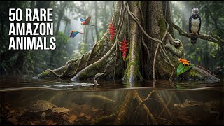 50 Rarest Creatures of the Amazon Rainforest | Wild & Wonderful Animals (4K) 50 Rare Amazon Animals You Ve Probably Never Seen Hidden Creatures Of The Rainforest