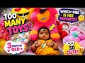 Playing Baby with so many toys , Which one is her favorite #baby #toys #babygirl 