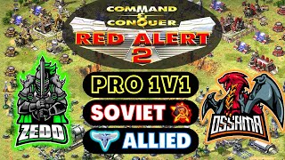 🥶Allied VS Soviet😡 - Pro 1v1 | Red Alert 2 | $500 Tournament | Command & Conquer (CnCnet online)