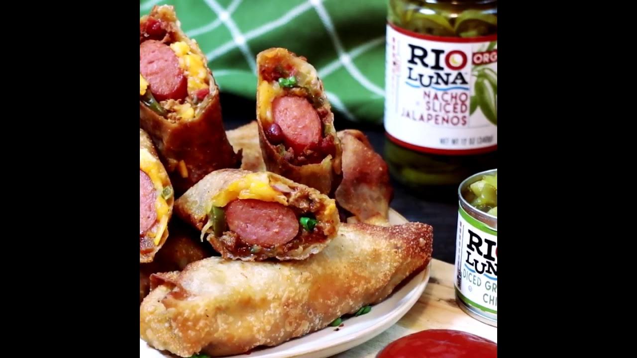 Best Chili Cheese Dog Egg Rolls. Learn How to Make Them! YouTube