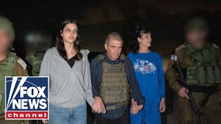 First photo released of US hostages freed by Hamas