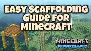 Minecraft Scaffolding Guide: Build High FAST and EASY! #minecraft #minecraftjava