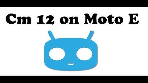 How to install cm12(Official) On Moto E 2014?
