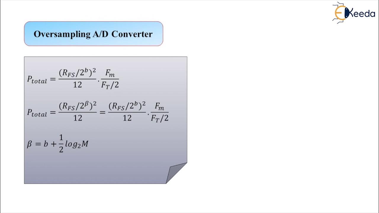 Oversampling A D Converter Applications of Signal Processing
