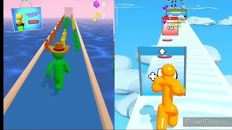 Giant Rush Vs tall man running Android gameplay walkthrough iOS