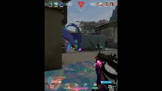 Insane Reyna Ace !! Headshot through smoke! #shorts #valorant