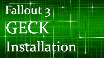 GECK installation - Fallout 3