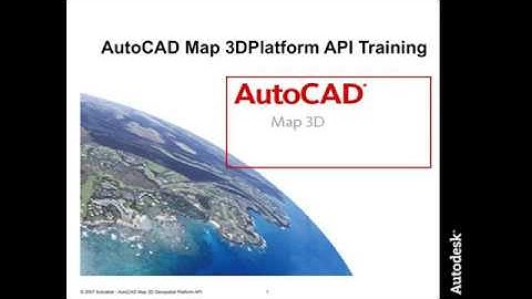 AutoCAD Map 3D API Introduction