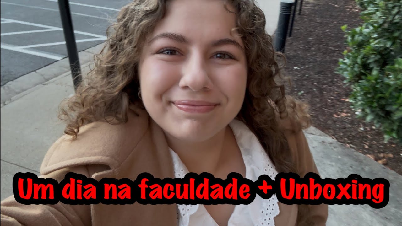 Vlog na faculdade + unboxing 