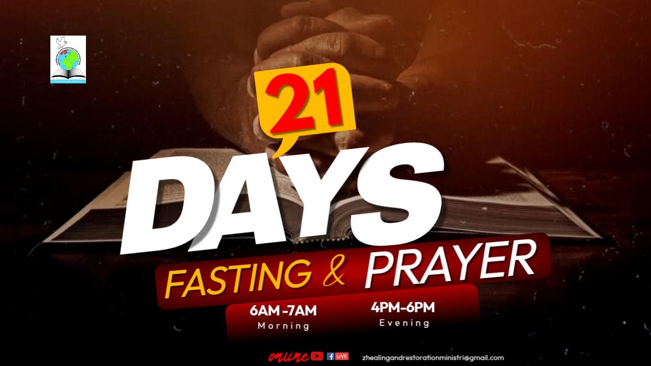 DAY 1 OF 21 DAYS OF PRAYER AND FASTING // EVENING SESSION - YouTube