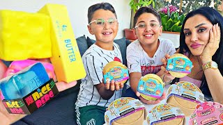 UNBOXING SQUISHY DUMPLING MYSTERY BOXES WITH EFE AND EMIR!? #unboxing