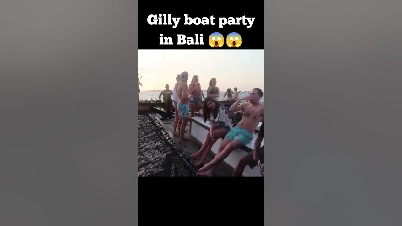 Gilly Boat party in bali |#mithileshbackpacker |#worldtourwithnomads |#