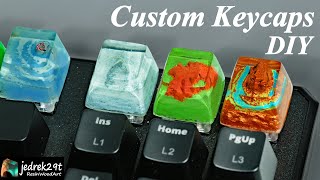 Making Custom Resin Keycaps Is Easy And Fun! You Can Add Your Own Unique Style To Your Keyboard