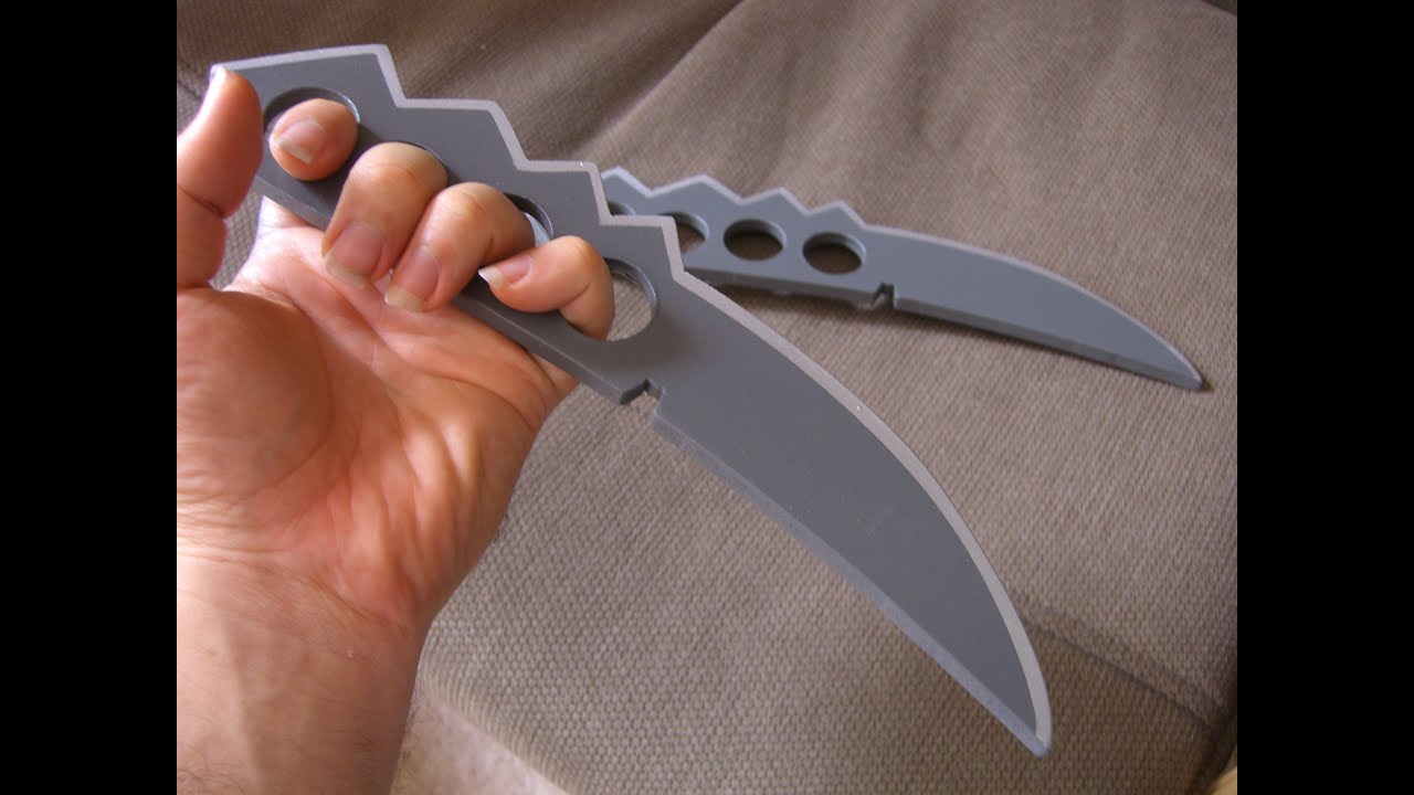 How to Make: Asuma's Chakra Blades - YouTube