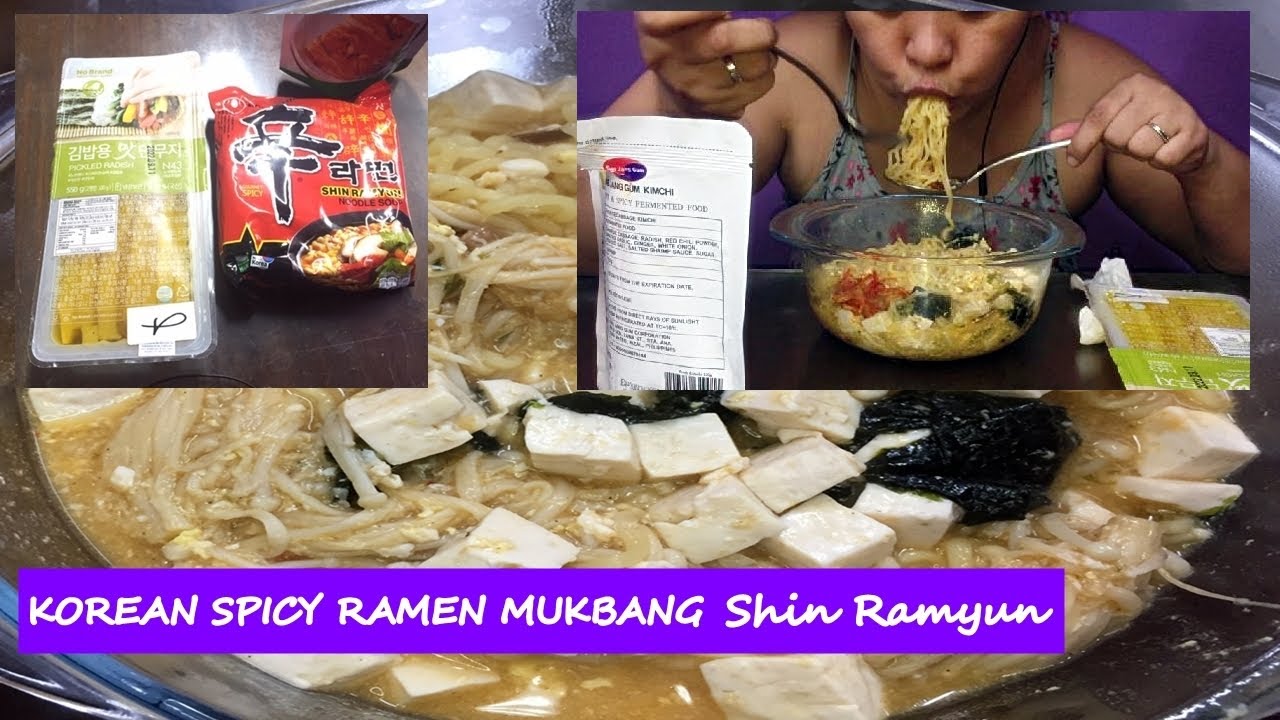 How I Cook My Shin Ramyun + Mukbang |How To |♥️With the Vertucio - YouTube