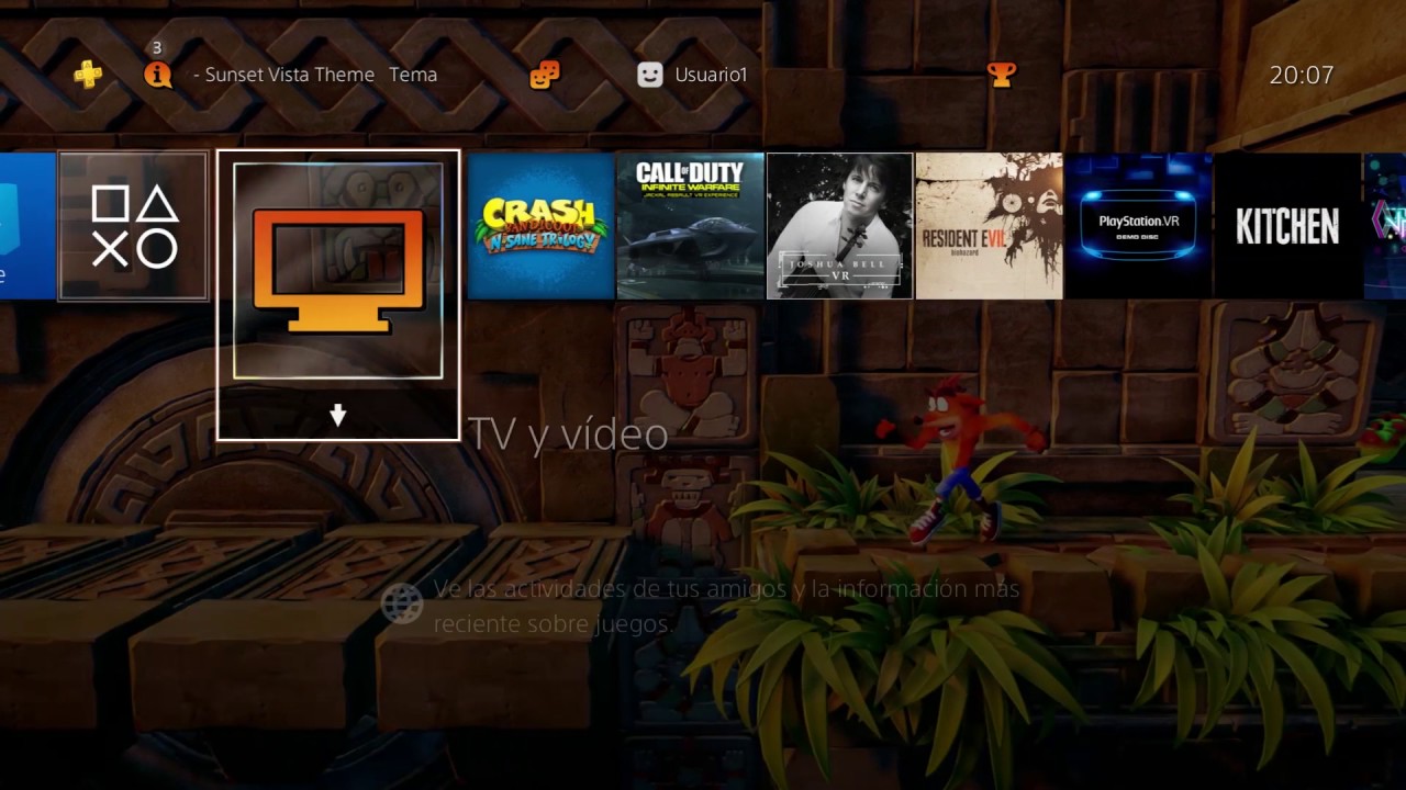 Crash Bandicoot N sane Theme pack PS4 preorder