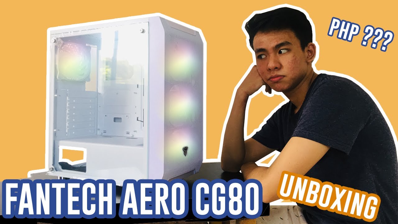 Fantech Aero CG80 white UNBOXING 