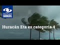 Huracán Eta es categoría 4: alerta en San Andrés por olas que superan los tres metros