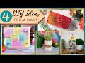 4 Easy DIY ideas from waste | diy home decor | best out of waste #craftdil