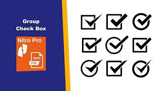 How to Link Multiple Checkboxes in a PDF Form in Nitro Pro PDF Editor