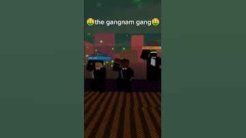 the Gangnam gang🤑 #roblox item asylum #shorts