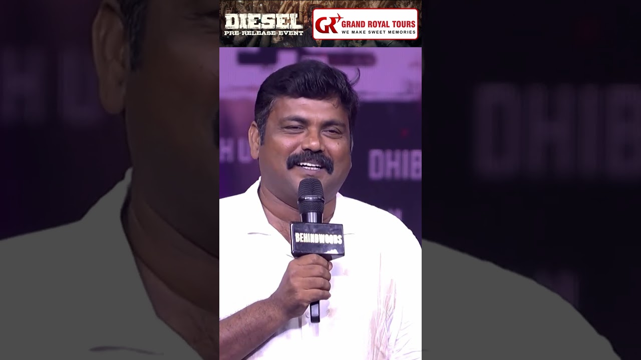 யார்ரா இவரு-னு திரும்பி பாத்தா Shanmugam Sir😂Kaali Venkat | Diesel Pre Release Event