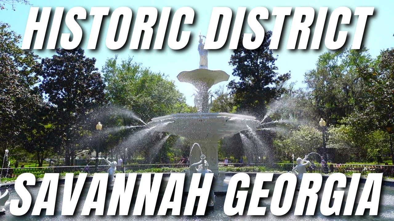 Historic District in Savannah, Georgia