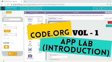 Introduction to code.org app lab