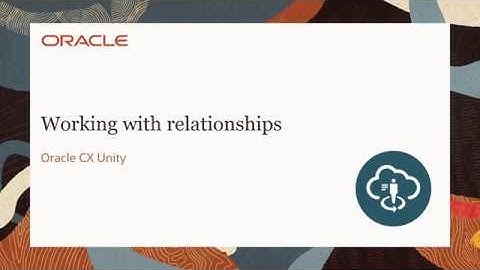 CX Unity - Working with relationships
