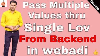 How to pass value in multiple fields by using Single lov from backend in webadi | Oracle Shooter