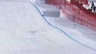 Daniel Albrecht crashes