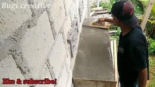 Cara membuat kanopi jendela cor