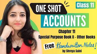 Special Purpose Book II-Other Books Full Chapter Easy Explanation | ACCOUNTS CLASS 11 | Shreya Saini