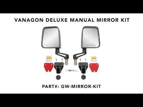 GoWesty Deluxe Manual Mirror Kit Install