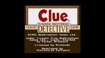 Clue (SNES 60Hz / US) - Intro / Attract Mode