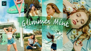 HOW TO EDIT A GLIMMER MINT PRESET LIGHTROOM MOBILE CC FOR FREE |zieeyu2020| screenshot 5