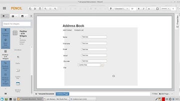 prototyping with pencil project