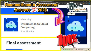 (Final Assessment)Introduction to Cloud Computing Naanmuthavaln Assessment Answers💯💯 #naanmudhalvan