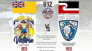2026 Junior Pacific Festival Rugby League - U12 Niue Red VS Vic Maori Red 