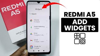 How To Add Widget On Homescreen In Redmi A5 - Widget Settings